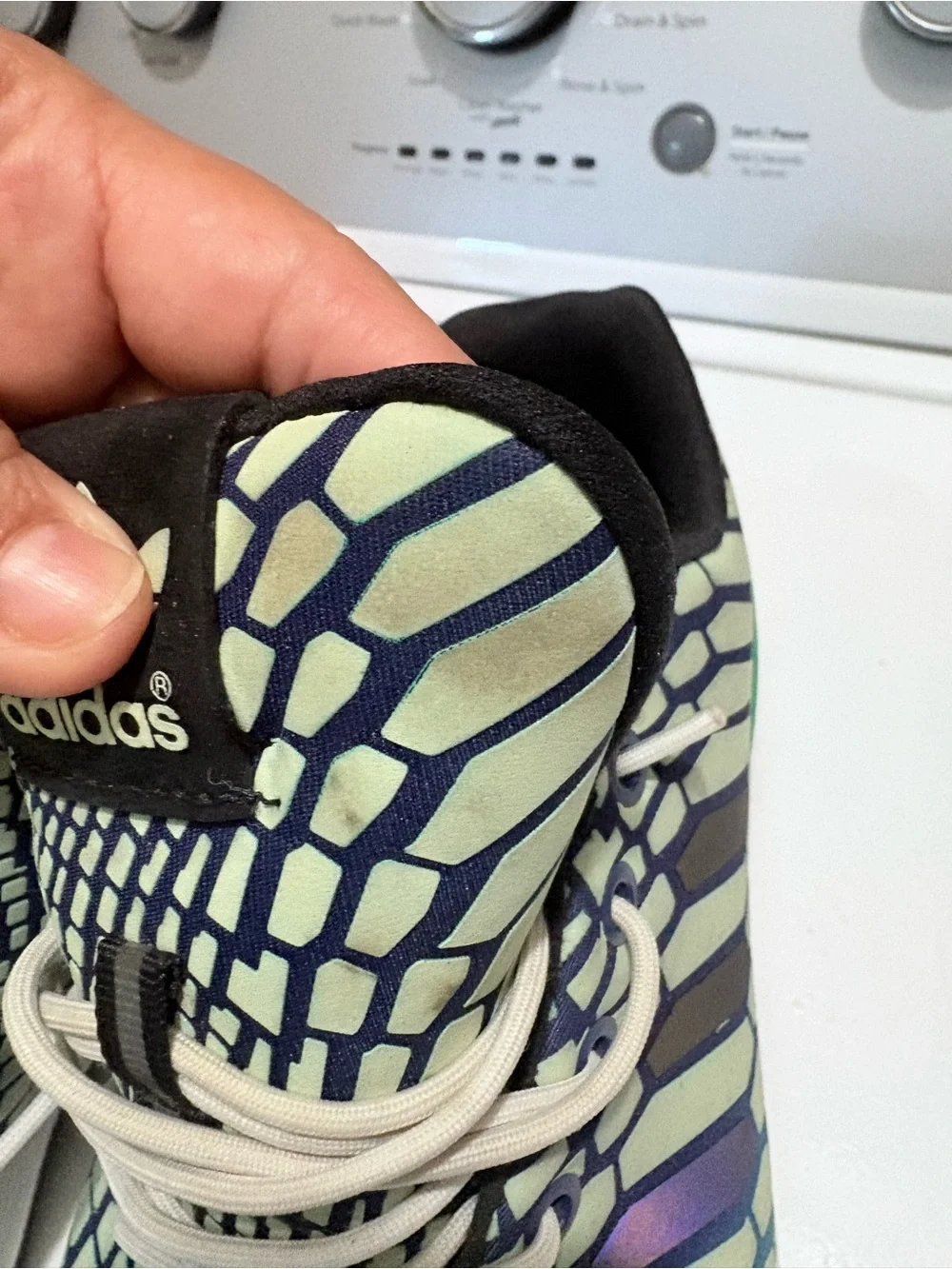 adidas Zx Flux Xeno mint Glow in the dark  Sneakers 6.5 men’s women’s 8